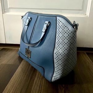 Guess Handbag baby blue floral
